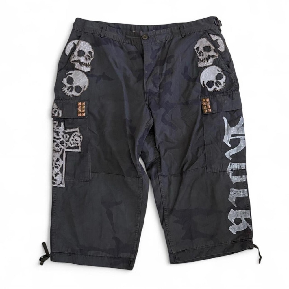 Y2K Vintage The Great China Wall Camo Cargo Pants